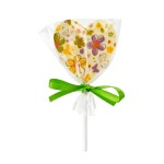 Srdcové lízátko z bílé čokolády, 25 g