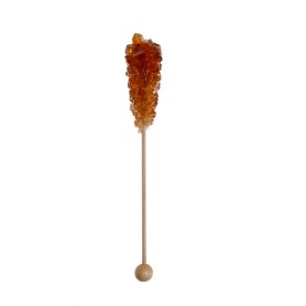 Kandysový cukr na dřívku - hnědy