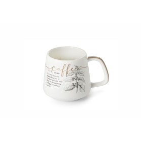 Iva - coffee porcelánový šálek, 350 ml