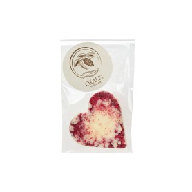 Čokoládové srdíčko - bílá čokoláda, 25 g